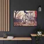 Bicycle Bike Old Vintage Framed Canvas - Image 5