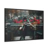 Vintage Bike Flowers Framed Canvas