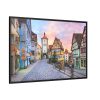 Ancient City Framed Canvas