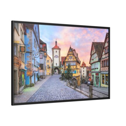 Ancient City Framed Canvas