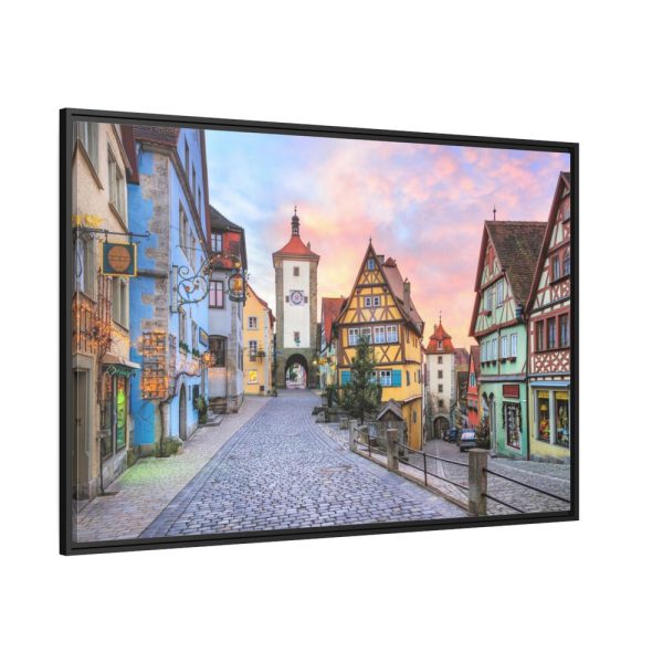 Ancient City Framed Canvas