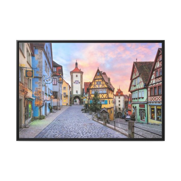 Ancient City Framed Canvas