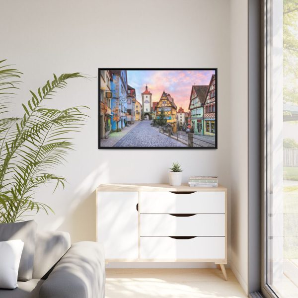Ancient City Framed Canvas
