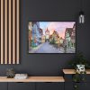 Ancient City Framed Canvas