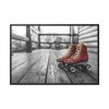 88289-336.jpg Vintage Rollerblades Framed Canvas
