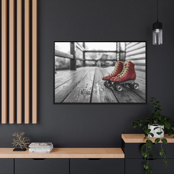 88289-339.jpg Vintage Rollerblades Framed Canvas