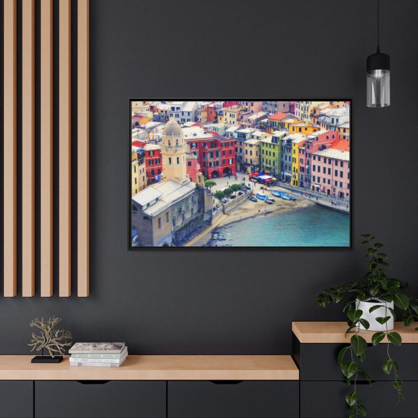 88289-34.jpg Italy Liguria Cinque Terre Framed Canvas