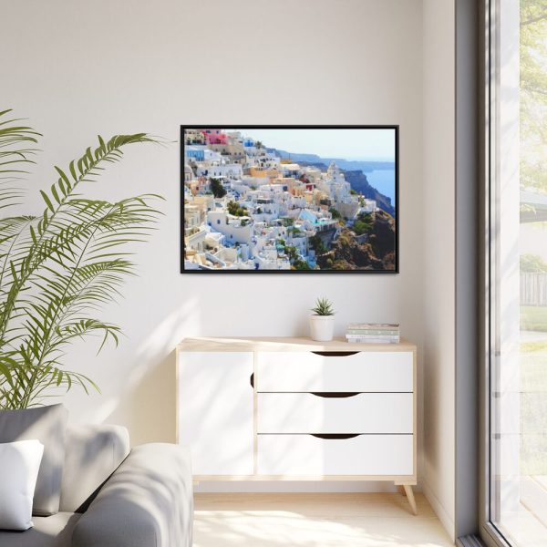 Scenery of Island Framed Canvas