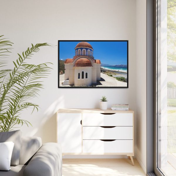 88289-348.jpg Orthodox Greece Church Framed Canvas