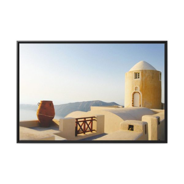 88289-361.jpg Beautiful Architecture in Greece Framed Canvas