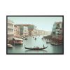 88289-401.jpg Tourists in a Gondola in Venice, Italy Framed Canvas