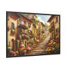 88289-425.jpg Italian Street Scene Framed Canvas