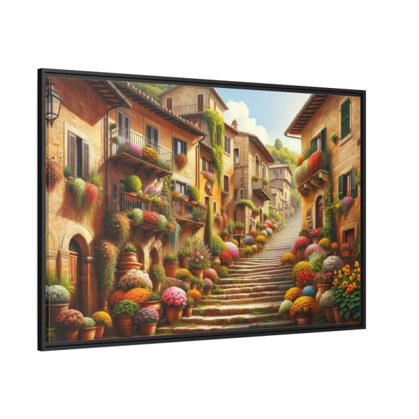 88289-425.jpg Italian Street Scene Framed Canvas