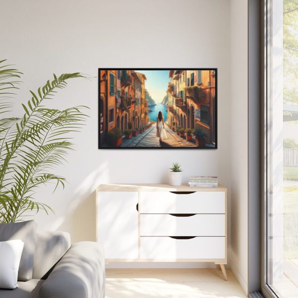 88289-438.jpg Girl in Italy Framed Canvas