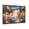 Simpatico Tavern in Italy Framed Canvas