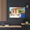 Greece Lesbos Mytilene Stone Framed Canvas