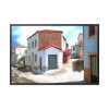 Village Lesbos Mytilene Greece Framed Canvas