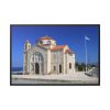 Church in Agios Georgios Framed Canvas