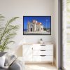 Church in Agios Georgios Framed Canvas