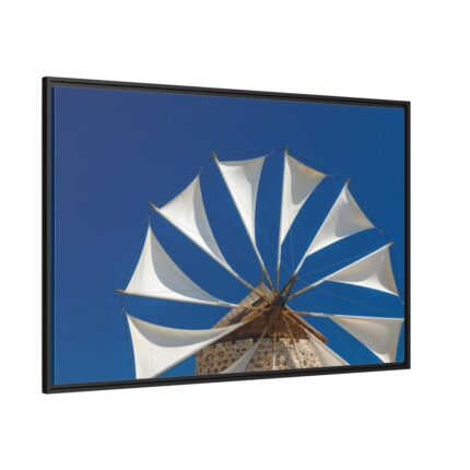 Traditional Windmill Framed Canvas