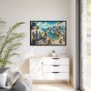 88289-503.jpg Greek Island Scene Framed Canvas
