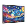 88289-540.jpg Dynamic and Vibrant Starry Sky Framed Canvas