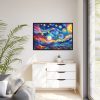 88289-543.jpg Dynamic and Vibrant Starry Sky Framed Canvas