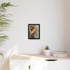88290-3.jpg Vintage Beer Woman Framed Canvas