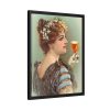 88294-1.jpg Vintage Beer Woman Framed Canvas