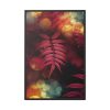 88299-1.jpg Fern, Plant, Bokeh, Glare, Tulips Framed Canvas