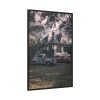 Old Retro Automobile Framed Canvas
