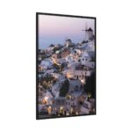 Greece, Oia Framed Canvas