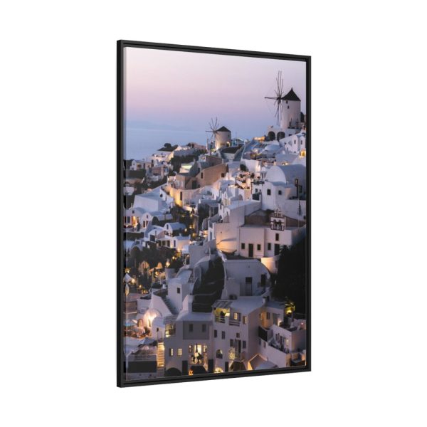 88299-130.jpg Greece, Oia Framed Canvas