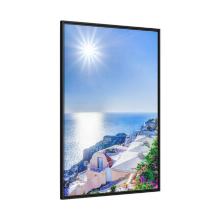 Santorini, Greece Framed Canvas