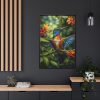 88299-144.jpg Colorful Hummingbird Framed Canvas