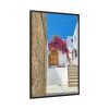 Street In Lindos Framed Canvas