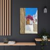 Street In Lindos Framed Canvas