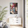 Charming Architecture of a Greek Island Framed Canvas