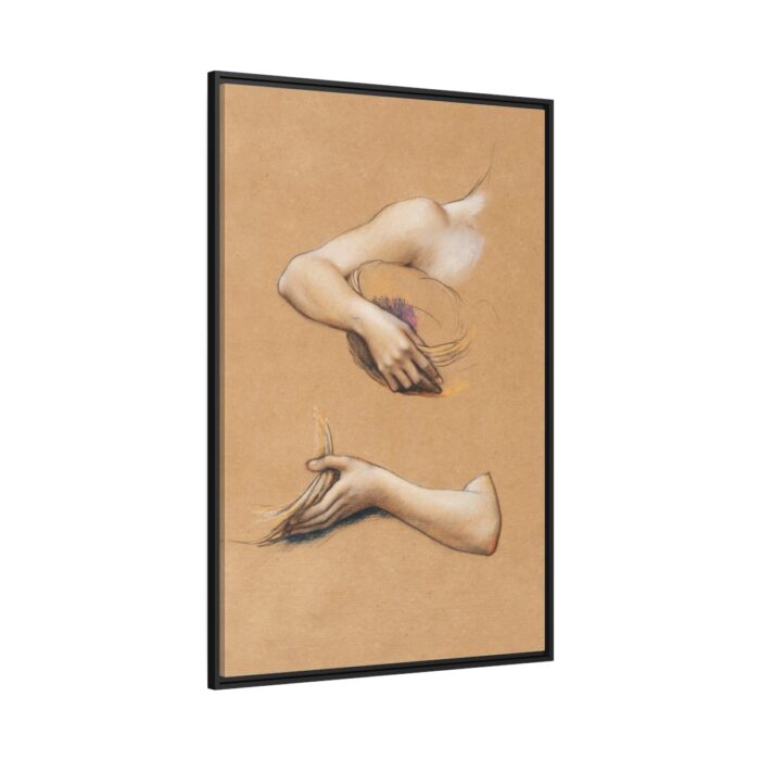 The Cadence of Autumn by Evelyn De Morgan Framed Canvas - Image 1