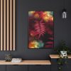 88299-4.jpg Fern, Plant, Bokeh, Glare, Tulips Framed Canvas