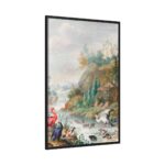 Birds by Herman Henstenburgh Framed Canvas