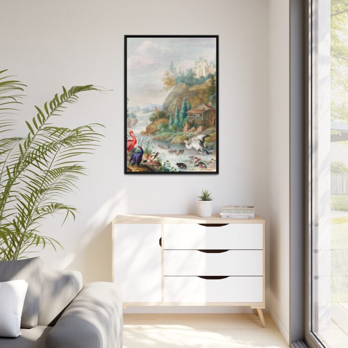 Birds by Herman Henstenburgh Framed Canvas - Image 4