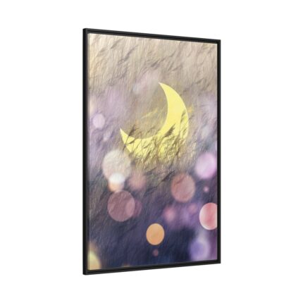 Moon Field Framed Canvas