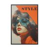 88299-56.jpg Woman Retro Style Advertisement Framed Canvas