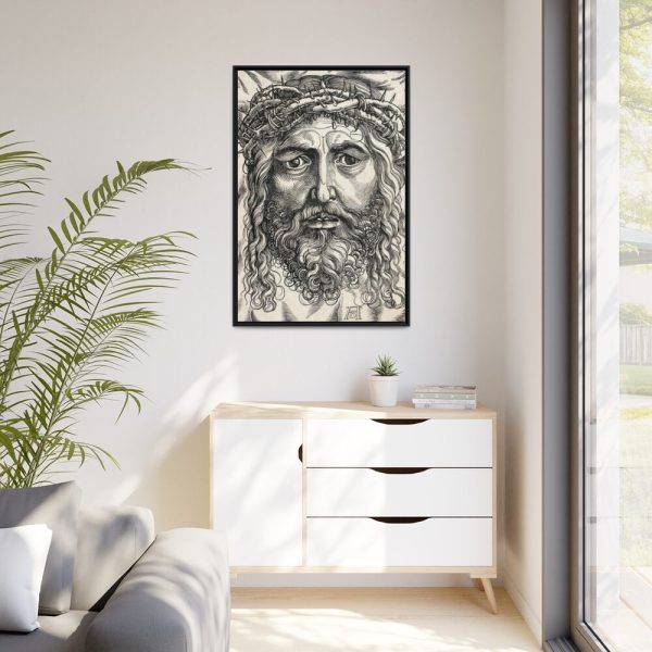 88299-88.jpg The Head of Christ Crowned with Thorns Framed Canvas