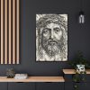 88299-89.jpg The Head of Christ Crowned with Thorns Framed Canvas