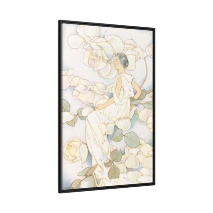 Flower Fairy by Laura Coombs Hills Framed Canvas