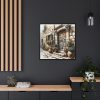 88302-104.jpg Mediterranean Street Scene Framed Canvas