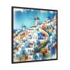 Beautiful Greek Island II Framed Canvas