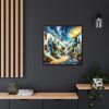 88302-119.jpg Mykonos Architecture and the Sea Framed Canvas